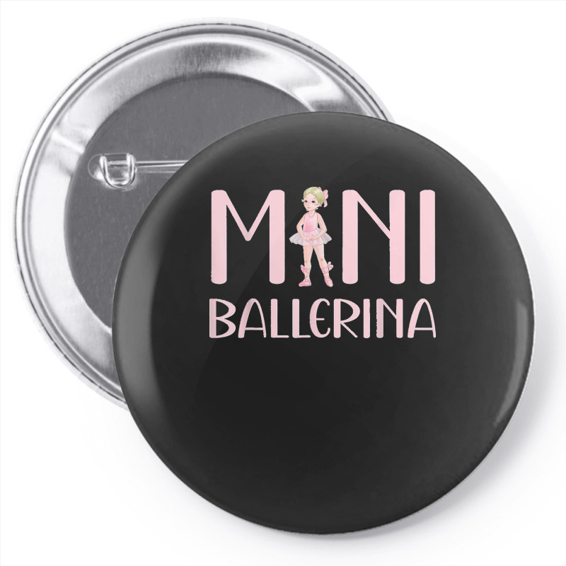 Mini Ballerina Girl Ballet Dancing Kids Dance Cute Dancer Pin-back button by MICHAELSCOTTREXEL | Artistshot