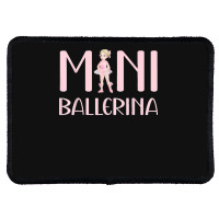 Mini Ballerina Girl Ballet Dancing Kids Dance Cute Dancer Rectangle Patch | Artistshot