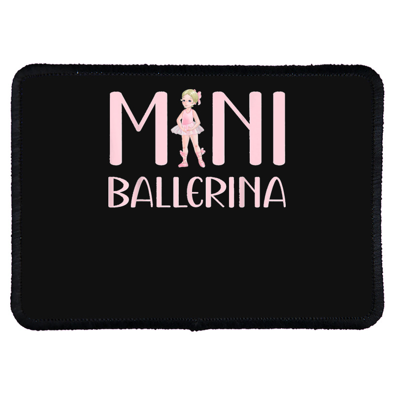 Mini Ballerina Girl Ballet Dancing Kids Dance Cute Dancer Rectangle Patch by MICHAELSCOTTREXEL | Artistshot