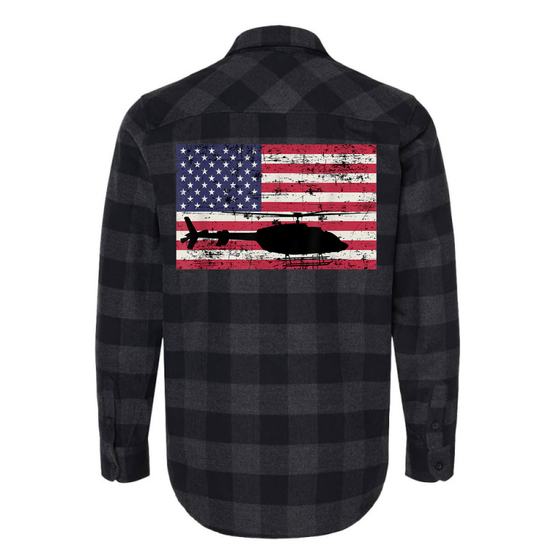 American flag flannel outlet shirt