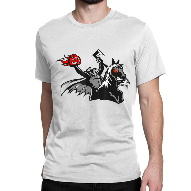 Halloween Headless Horseman Pumpkin Reaper 1 Classic T-shirt by MarciJanie | Artistshot