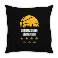 Golden 2022 Basketball For Men Women Warriors Friend Throw Pillow | Artistshot