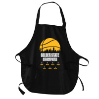 Golden 2022 Basketball For Men Women Warriors Friend Medium-length Apron | Artistshot