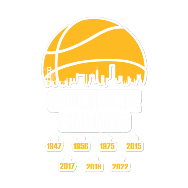 Golden 2022 Basketball For Men Women Warriors Friend Sticker | Artistshot