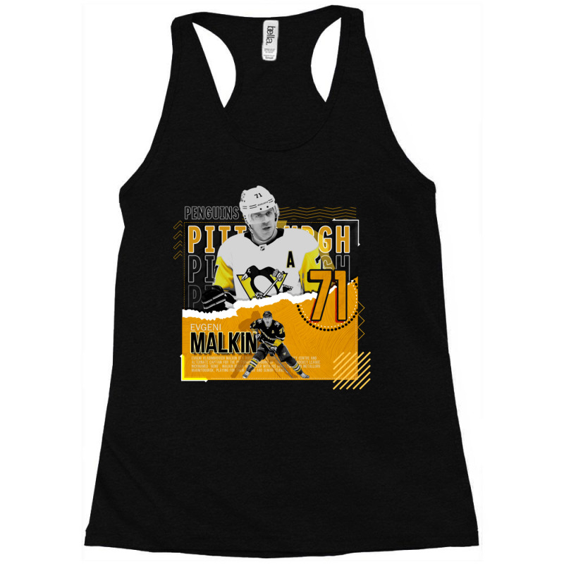 Evgeni Malkin Hockey Paper Poster Penguins Racerback Tank by JemmaLyna | Artistshot