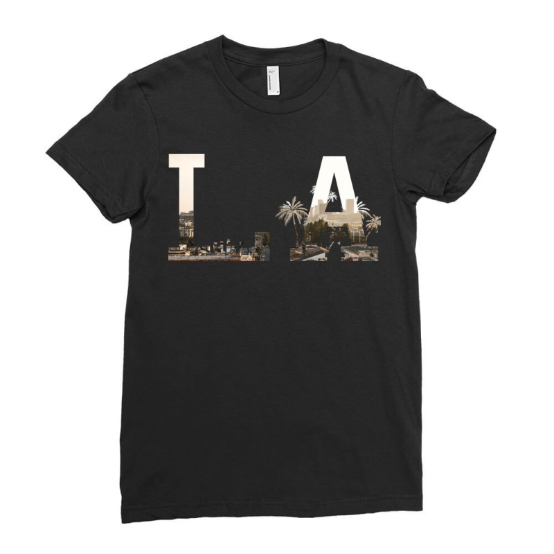 Los Angeles California Love! Ladies Fitted T-Shirt by KristenDeanna | Artistshot