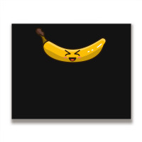 Smile Haha React Banana Metal Print Horizontal | Artistshot