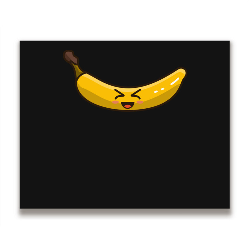 Smile Haha React Banana Metal Print Horizontal | Artistshot