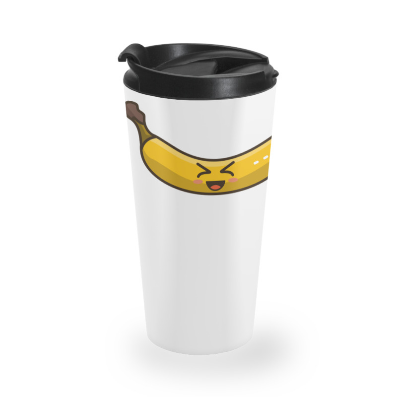 Smile Haha React Banana Travel Mug | Artistshot