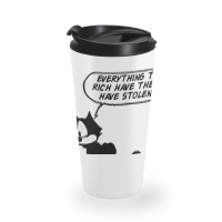 Felix The Socialist Cat Travel Mug | Artistshot