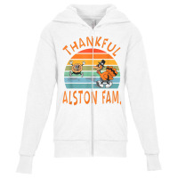 Alston Family Funny Thanksgiving Reunion Party T Shirt Youth Zipper Hoodie | Artistshot