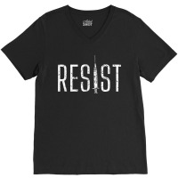 Resist Anti-vax No Forced Vaccination Mandate V-neck Tee | Artistshot