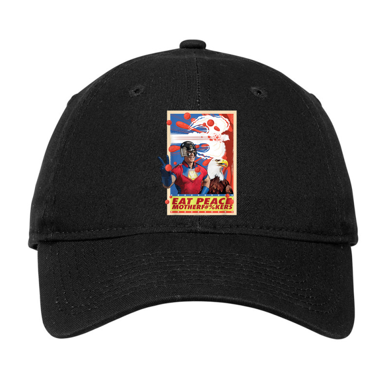 Peacemaker Eat Peace With Eagle Adjustable Cap | Artistshot