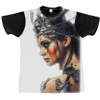 Beautiful Woman Warrior Wearing Damaged Scales A Battle T Shirt Graphic T-shirt | Artistshot