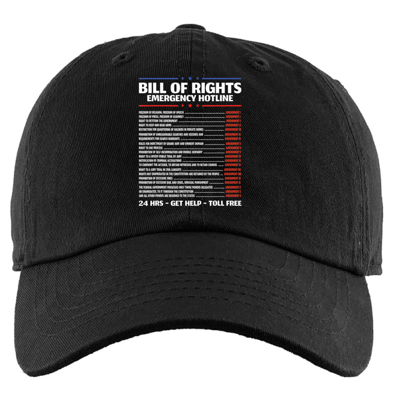 Bill Of Rights Emergency Hotline Amendment 1-10 Constitution Kids Cap by Min09 | Artistshot