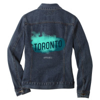 Toronto Ontario Canada Ladies Denim Jacket | Artistshot