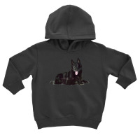 Black German Shepherd, Rare Black German Shepherd Realistic Toddler Hoodie | Artistshot