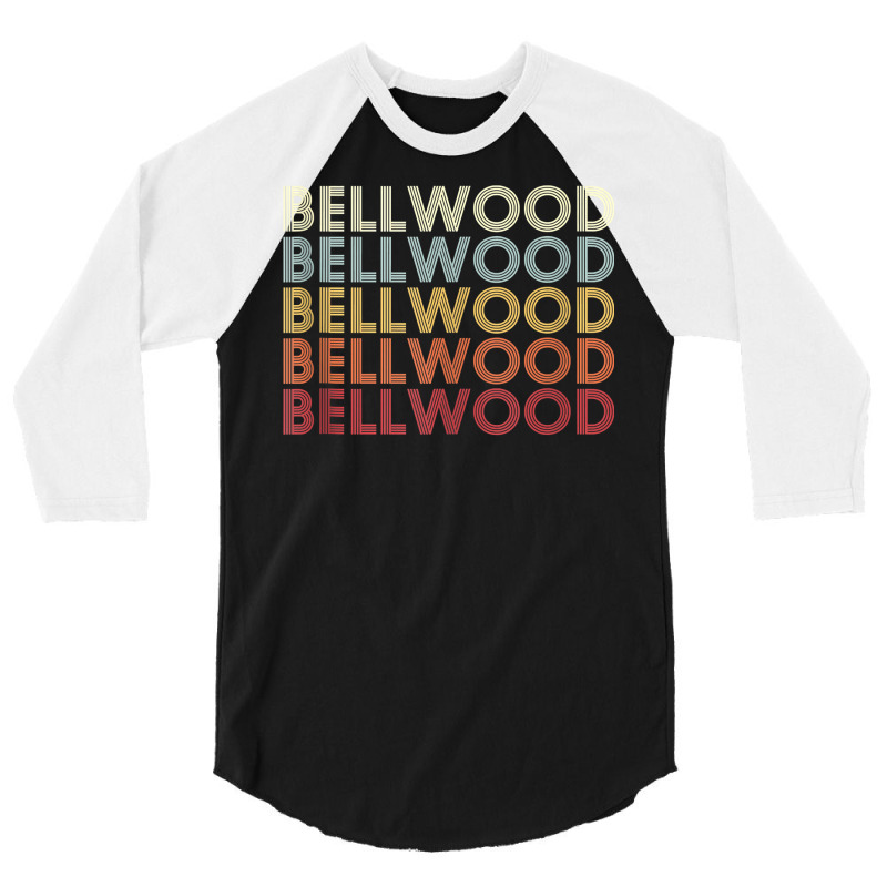 Bellwood Virginia Bellwood Va Retro Vintage Text Tank Top 3/4 Sleeve Shirt | Artistshot