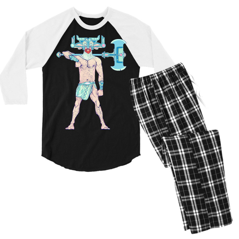 Ancient Warrior Men's 3/4 Sleeve Pajama Set | Artistshot