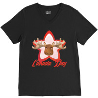 Canada Day Four V-neck Tee | Artistshot