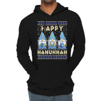 Hanukkah Gnomes Jewish Candles Festival Lights Lover Lightweight Hoodie | Artistshot