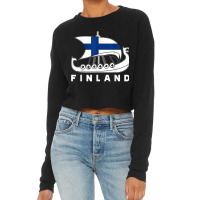 Scandinavia Viking Finland Gift Finland Cropped Sweater | Artistshot