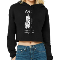 Ares, Greek God Of Pwning N00bs Cropped Hoodie | Artistshot