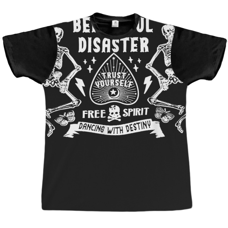 Beautiful-disaster-free-spirit-dancing-with-destiny Graphic T-shirt by AmberAThompson | Artistshot