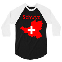 Schwyz Canton, Switzerland 3/4 Sleeve Shirt | Artistshot