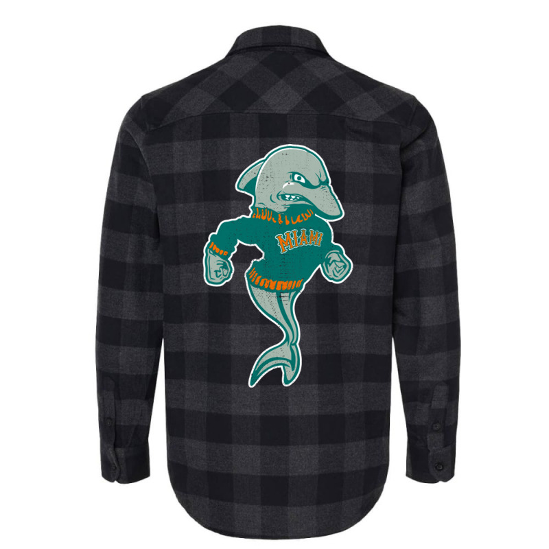 Retro Miami Mascot Original Concept Flannel Shirt | Artistshot