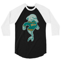 Retro Miami Mascot Original Concept 3/4 Sleeve Shirt | Artistshot