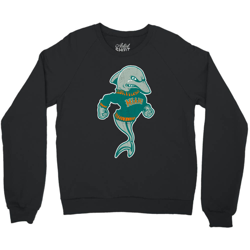 Retro Miami Mascot Original Concept Crewneck Sweatshirt | Artistshot