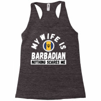 Barbadian Wife Barbados Heritage Roots Flag Husband Wedding Pullover H Racerback Tank | Artistshot