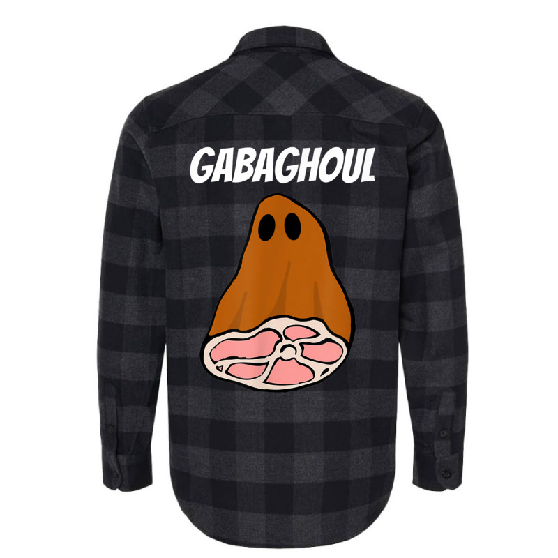 New Jersey Slang Halloween Dry Cured Meat Gabaghoul Gabagool Flannel Shirt by JoshuaDavidRocoe | Artistshot