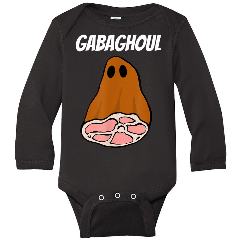 New Jersey Slang Halloween Dry Cured Meat Gabaghoul Gabagool Long Sleeve Baby Bodysuit by JoshuaDavidRocoe | Artistshot