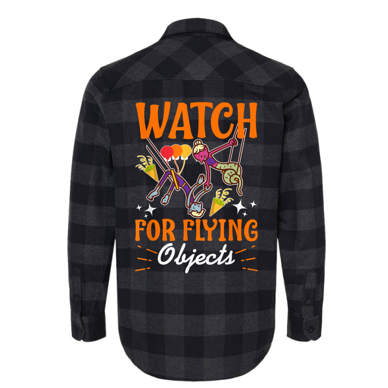 Circus For Kids Watch For Flying Objects T Shirt Flannel Shirt | Artistshot