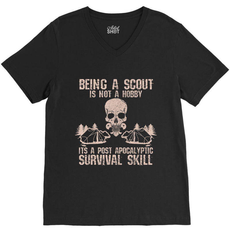 Scout Funny Outdoor Camping Gift V-neck Tee | Artistshot