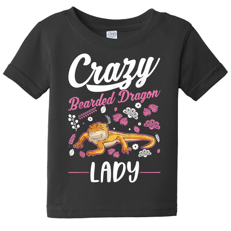 Crazy Bearded Dragon Lady Bearded Dragon Girl T Shirt Baby Tee by marge3nstbo | Artistshot