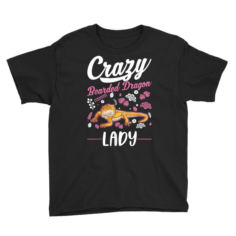 Crazy Bearded Dragon Lady Bearded Dragon Girl T Shirt Youth Tee by marge3nstbo | Artistshot