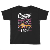 Crazy Bearded Dragon Lady Bearded Dragon Girl T Shirt Toddler T-shirt | Artistshot