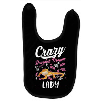 Crazy Bearded Dragon Lady Bearded Dragon Girl T Shirt Baby Bibs | Artistshot