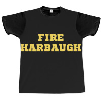 Fire Harbaugh Michigan Wolverine Graphic T-shirt | Artistshot