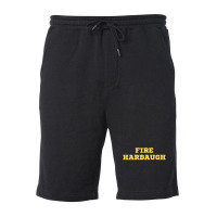 Fire Harbaugh Michigan Wolverine Fleece Short | Artistshot