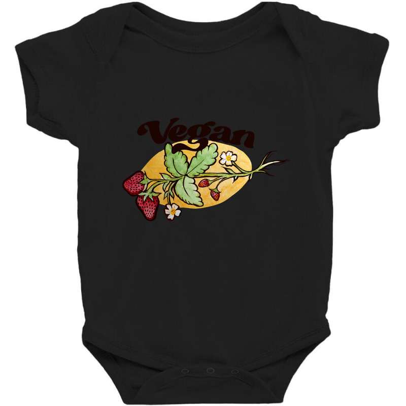 Vegan-bqyem Baby Bodysuit by poppyallen | Artistshot