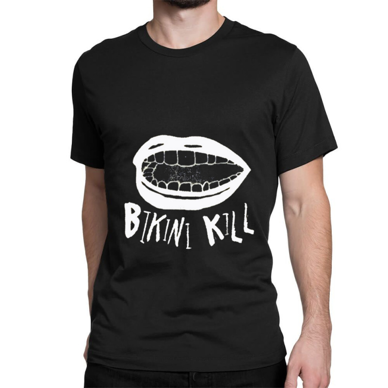 Lips On Bikini Kill Classic T-shirt by RandallMitchell | Artistshot