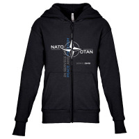 Peace And Freedom Otan Nato Youth Zipper Hoodie | Artistshot