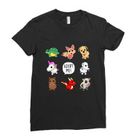 Cute Kids Aminals Ladies Fitted T-shirt | Artistshot