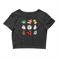 Cute Kids Aminals Crop Top | Artistshot