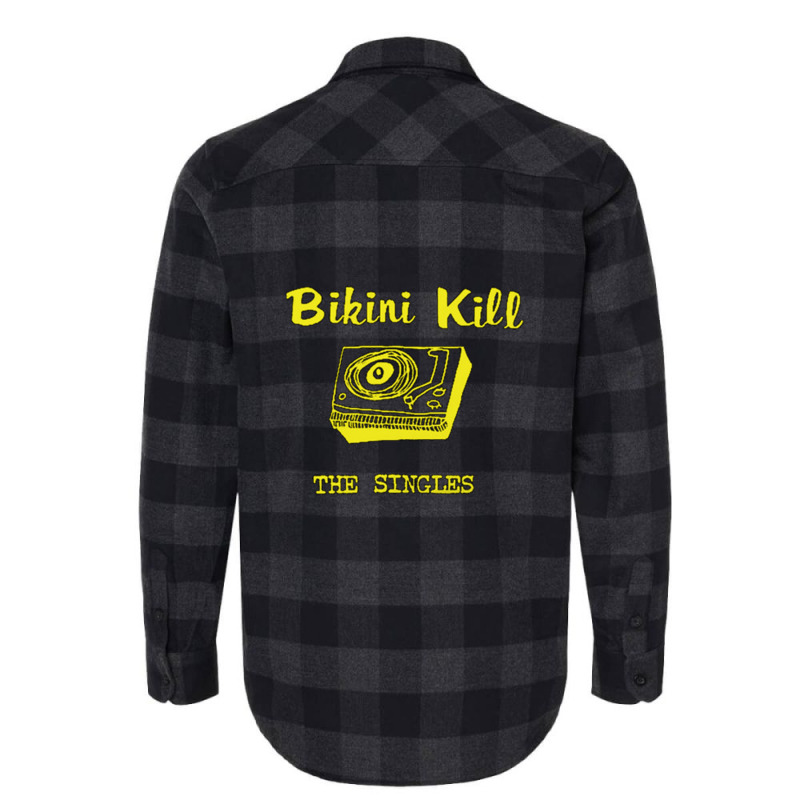 The Singles Of Bikini Kill Flannel Shirt by RandallMitchell | Artistshot