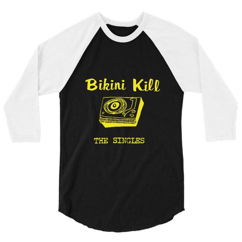 The Singles Of Bikini Kill 3/4 Sleeve Shirt by RandallMitchell | Artistshot